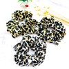 WHITE FANG ZA038 Women's Scrunchie Hair Rubber Leopard Pattern Leopard
