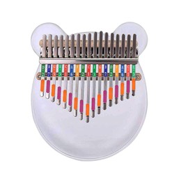 Kalimba Thumb Piano Note Stickers for Beginner Learner Musical Gift and Kalimba Scale Sticker Percussion (Color）