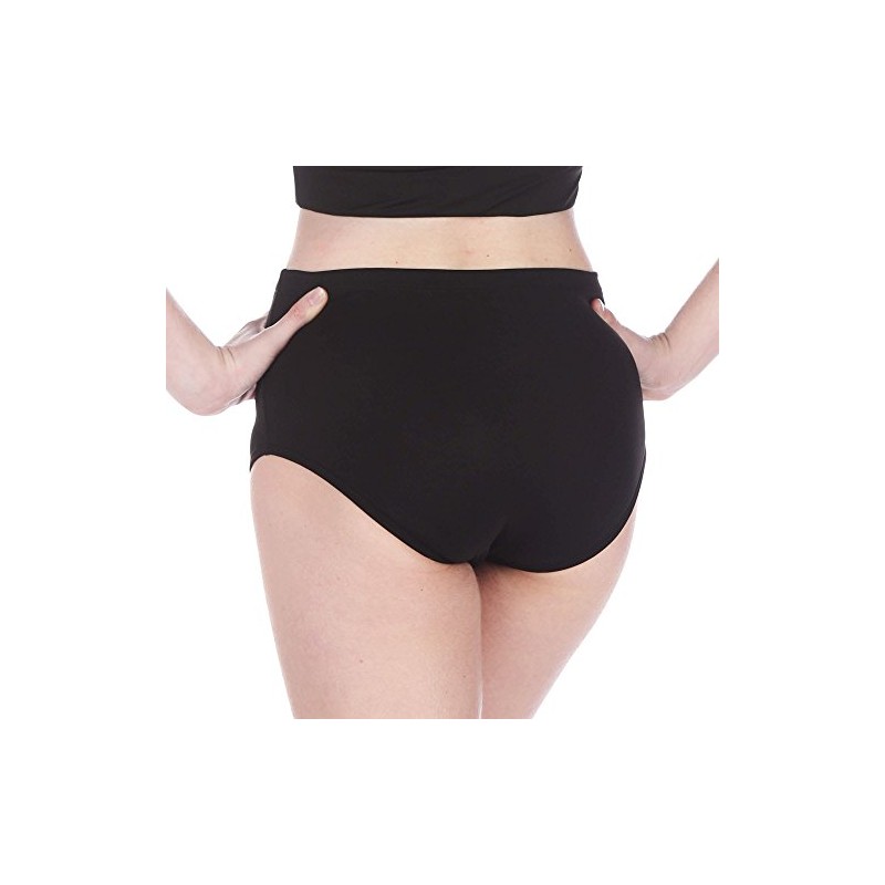 Danzcue - Calzoncillos deportivos para mujer, Negro, S