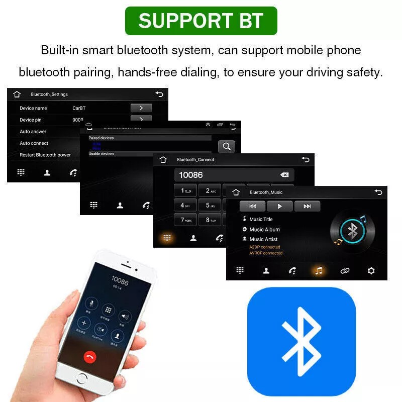 A-Carplay Carplay For Toyota Corolla 2009-2013 Radio Stereo Android 12