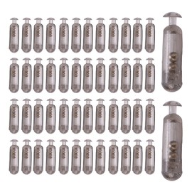 Dilwe Fishing Rattle Pack of 50 15 mm Fishing Tackle Insert Tube Rattles Fishing Accessories for Soft Fish (Black) Other Fishing Tools and Accessories