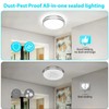 libtit 13-Inch Flush Mount Ceiling Lights, Dimmable 3000K-6500K Adjustable LED