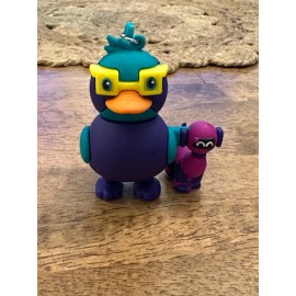 2025 kids heart challenge ducks keychains Wiley and Bingo Ducks NEW Rare