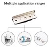 AOCEAN 24 PCS Angled Drawer Lock Strike Plate L-Shaped Cabinet