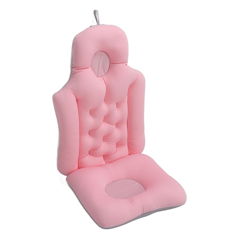 Bathtub Cushion Soft Breathable Folding Headrest Back Support Bath Pillow
