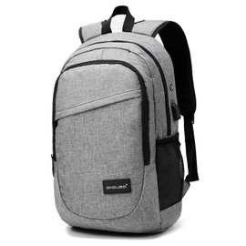 OMOUBOI Business Laptop Backpack Fits Up to 15.6 inch Computer Travel Backpack with USB Charging Port