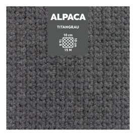 myboshi Alpaca Wool Crochet Knitting Temperature Regulating Comfortable Soft Ladies Outerwear (Titanium Grey) 5 Balls