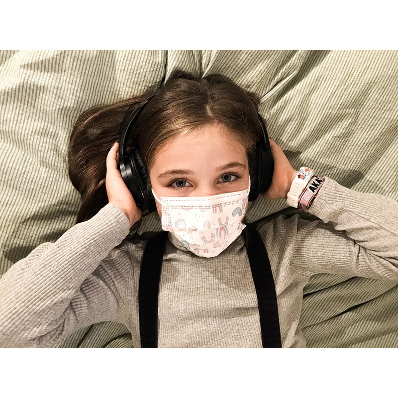 DrTalbots 10erPack face masks for children - girls - 4-12