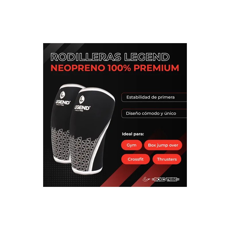 Par De Rodilleras Crossfit 7mm Con 1 Cuerda De Saltar
