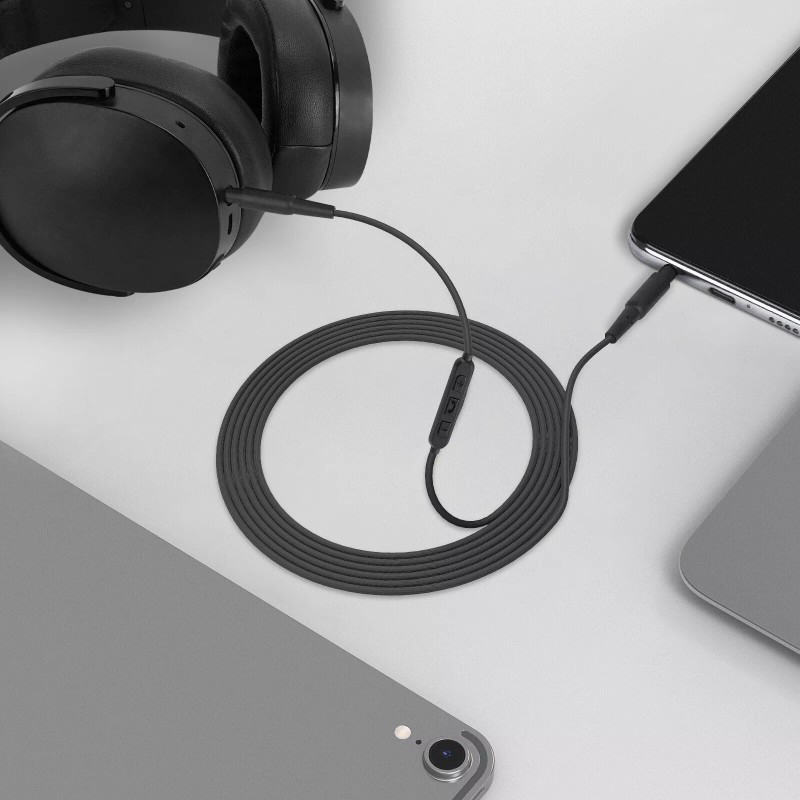 skullcandy Geekria Audio Cable with Mic for Skullcandy Hesh3 Crusher
