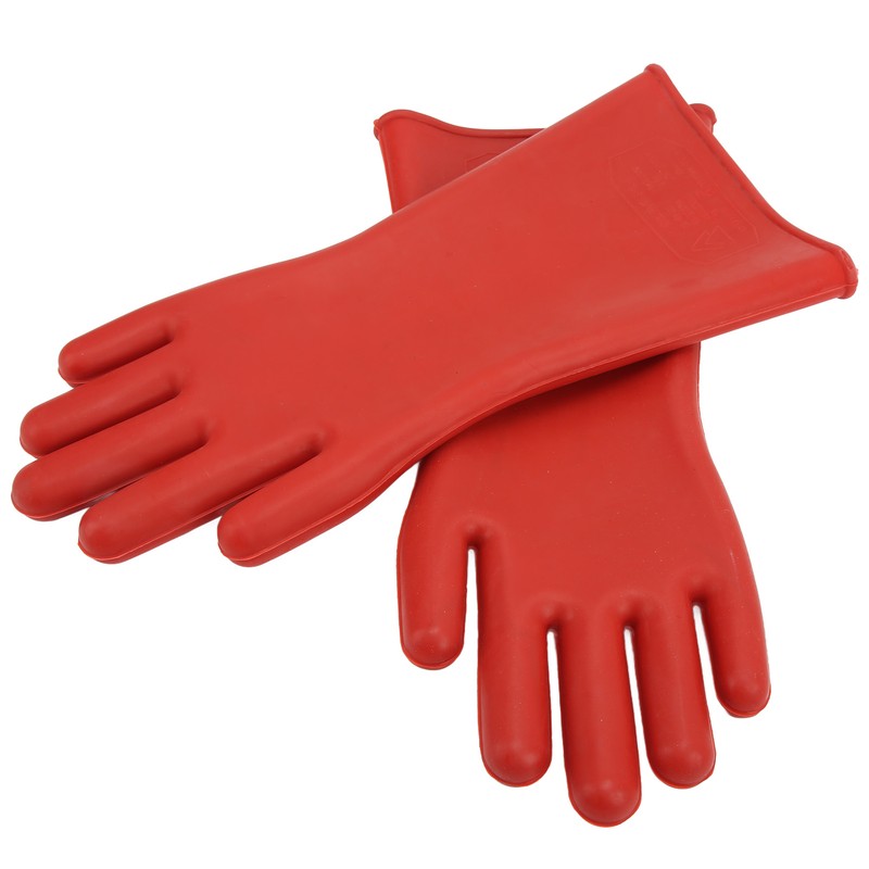 Pair of Electrical Insulated Gloves Natural Rubber Anti Electricity 10000V