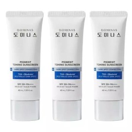 Gita [26년 최신] 도미나스 토닝 선스크린 선크림 40ml 3개 [2023 Latest] Dominast Toning Sunscreen Cream 40ml 3 Pack [Dominus Toning Sunscreen Sun Cream 40ml 3 pieces]