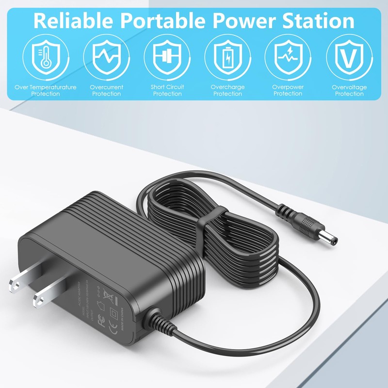 15V 2A Power Charger for W-King Bluetooth Speaker Compatible with