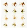 Outdoor Planet 12 Kingrey's Better Foam Caddis Dry Flies for