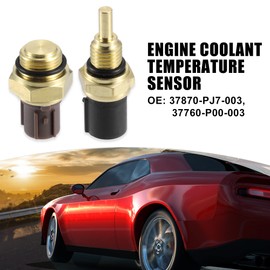 X AUTOHAUX 37870-PJ7-003 37760-P00-003 Engine Coolant Temperature Sensor Temp Sender for Honda Accord 1992-2002 for Honda Civic 1992-2005