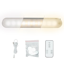 Lampara Magnetica Recargable de Escritorio Led Inalambrica USB 3 Niveles de Color 5 Watts Potencia 900 mAh GAON.