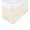 Percale Box Pleated Valance Bed Skirt for All Bed Sizes