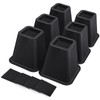 ANNKUT 6 Inch Heavy Duty Bed Risers, Furniture Risers for