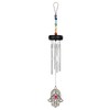 Sonic Energy Mini Chakra Chime Hamsa - Small Wind Chime