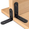 L-Shaped Metal Fittings, Set of 10, Angle Brackets, 1.6 x