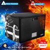 ENGPOW File Box with Lock,Fireproof Document Box with Zipper＆Pockets,Collapsible File