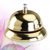 Toyvian Golden Service Bell Call Bell Desk Bell Customer Service