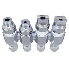 Jariko Rod Pressure Washer Nozzle 7-8 GPM - High Pressure Hose Nozzle - 1/4" Quick Connect for Soft Wash System - 4 Way Pressure Washer - 4 Tip Soft Wash Nozzle - Pressure Washer Accessories