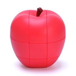 Yealvin 3D Fruit Cube 3 x 3 Magic Speed Cube Children's Learning Toy Puzzle Cube Brain Sports Task (Apple)