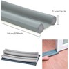 Draught Excluder for Doors With Double Sided Seal, Noise Blocker,
