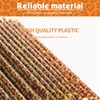 Pack of 50 Reusable Leopard Pattern Plastic Drinking Straws Printed