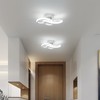 Goeco Modern LED Ceiling Light, 22 W 2500 LM White