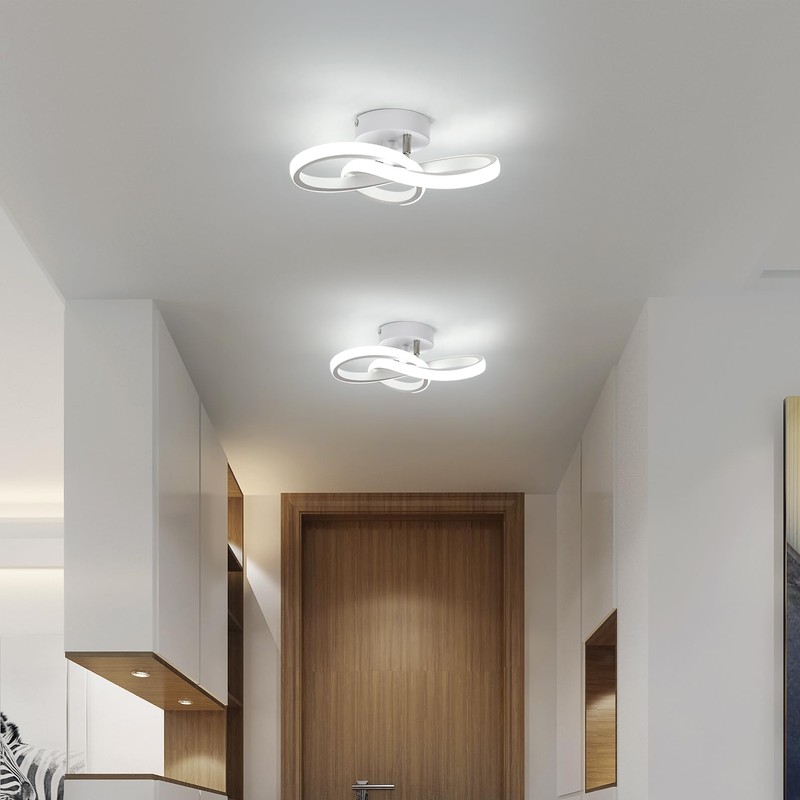 Goeco Modern LED Ceiling Light, 22 W 2500 LM White