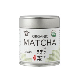 TOMOSAN Japanese Organic Matcha - Authentically Japanese Uji Kyoto Origin, Traditional Stone Milled Green Tea Powder, 30g/1.06oz
