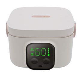 Tangxi Caja de Almuerzo Eléctrico Calentador de Alimentos, Caja de Almuerzo con Calefacción Más Rápida con Calefacción de Temporizador de 7 Equipos, p