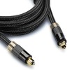 FosPower 24K Gold Plated Toslink Digital Optical Audio Cable (S/PDIF)