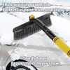 TUIBEIDAMAI Car Ice Scraper, Snow Brush, Telescopic Ice Scraper Car