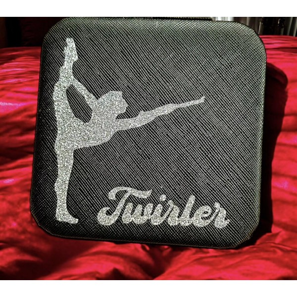 Unbranded JEWELRY BOX FOR BATON TWIRLERS PORTABLE NEW