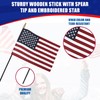 Super Tough Small American Stick Flags 8’’x12’’ | Cotton Outdoor