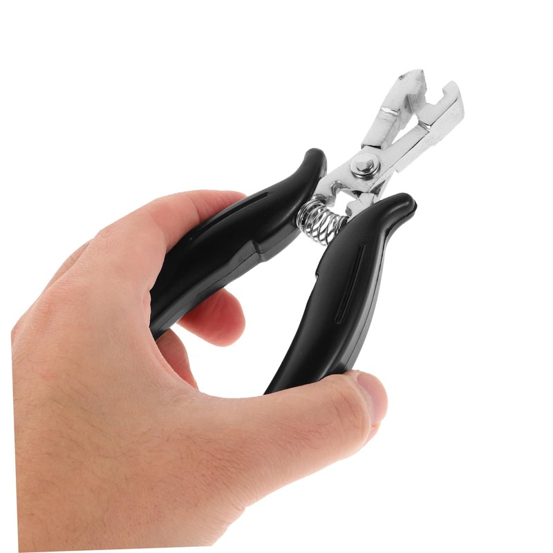SAFIGLE Hair Extension Pliers Stainless Steel Tool for Microlink Bead