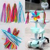 Taicols Kid's Bicycle Handlebar Streamers - 2 Pcs Rainbow Tassels