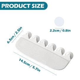 Set of 2 Urine Deflector for Toilet Seat, Toilet Seat Splash Guard Toilet Seat Urine Shield, PVC Material, Off-White, Children's Toilet Accessory for All Toilet Lids