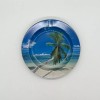 Decorative Tray Printed Plate Game Table Beach Time Design Side