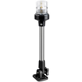 TUNORD Boat Anchor Light 3-NM LED Fold Down Boat Stern Light All Round 360° Navigation Light for Pontoon and Fishing Boat 12-24V (12 inch Foldable)