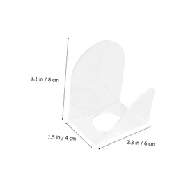 OHPHCALL 2pcs Handheld Makeup Mixing Palette Lightweight Portable Mixing Tray for Foundations Lipsticks and Nail Art for Professional and Makeup Applications