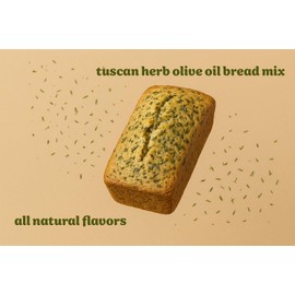 Rabbit Creek Olive Oil Bread Mix Tuscan Herb – Bread Baking Mix, Easy To Make, Ready in 1 Hour