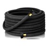 Soaker Hose, 1/2 Inch x 25 FT Round Rubber Garden