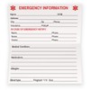 Medical Condition and Emergency contact ID Wallet Card Folding, medical