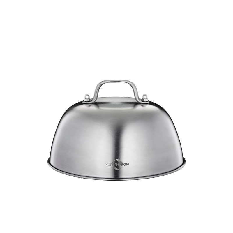 Küchenprofi Barbecue Bell, Stainless Steel, Burger Bell with Handle, for