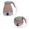 Travel Collapsible Electric Kettle, Silicone Collapsible Heating Water Boiler, Portable
