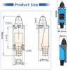 SWAWIS 4pcs ME-8111 Plunger Momentary Limit Switch, 5A 250V AC